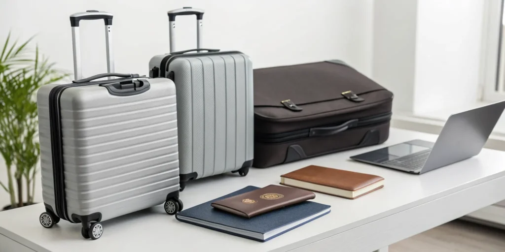 Calculating the cost of moving to Europe from the US with a laptop and travel documents.